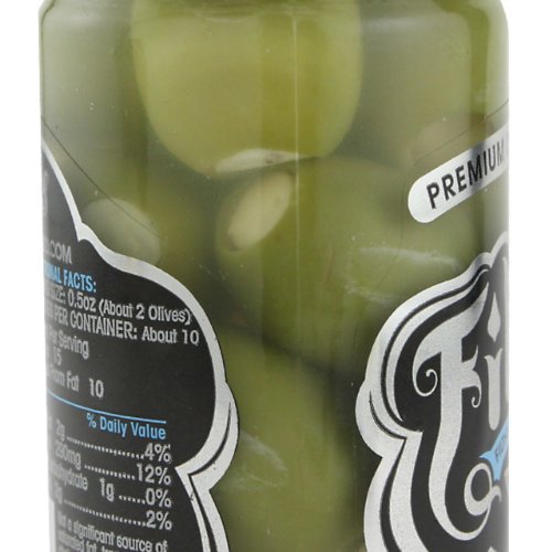 Filthy Blue Cheese Stuffed Olives  Premium Cocktail Garnish  8.5 Oz Jar (2-Pack) thumbnail