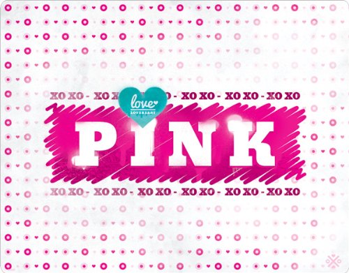 Pink Fashion - XOXO - BlackBerry Curve 8530 - Skinit Skin