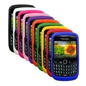 10 Silicone Cases for Blackberry Curve 8520/8530/9300/9330. Colors: Blue, Orange, Green, Yellow, Purple, Black, Pink, Hot Pink, Red and White