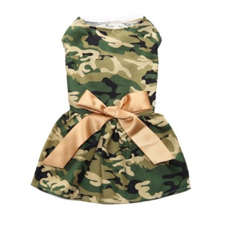 Sonbest Spring Summer Dog Dress Pet Dogs Clothes for Small Dog Wedding Dress Skirt Puppy Clothing Pet Clothes Green S