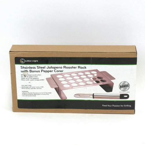 OUTDOOR ORIGINS Jalapeno Roasting Rack & Pepper Corer