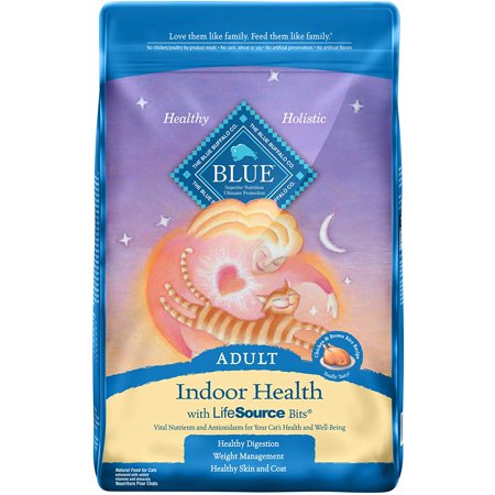 Blue Buffalo Indoor Health Natural Adult Dry Cat Food Chicken & Brown Rice 15 Pound
