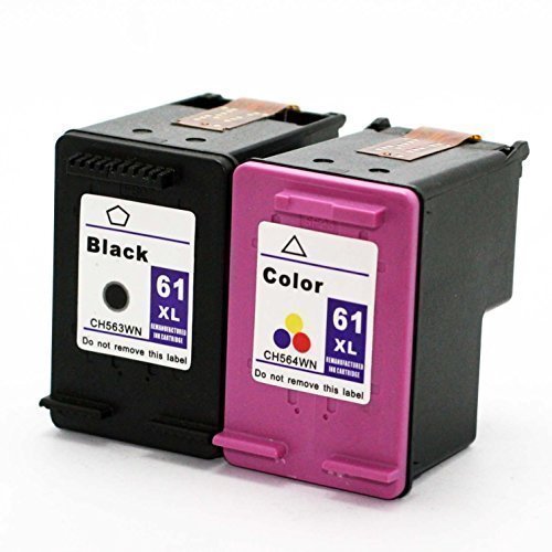 Yatunink Remanufactured Ink Cartridge for HP 61XL(Black/Color) Compatible for HP Officejet 2620 2622 2540 1510 2510 1010 4630, HP ENVY 4500 5530(1-Bla thumbnail