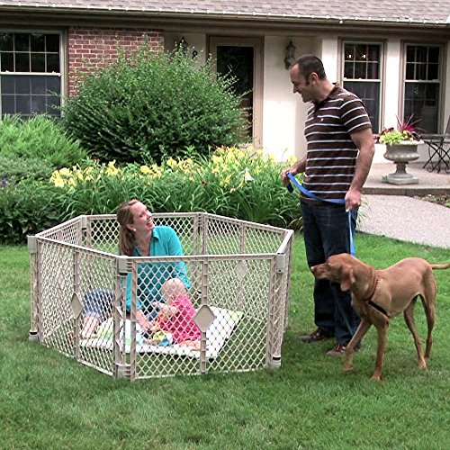 Toddleroo by North States Superyard Baby Play Yard up to 34.4 Square Feet (Sand) thumbnail