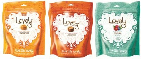 Lovely Candy Co. - Set of 3, 2 OZ Bags - Original Caramels, Chocolate Fudgee Rolls, Superfruit Chews thumbnail
