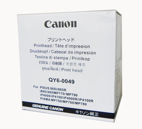 Canon Printhead QY6-0049 for PIXUS860i,865R,I860,I865MP700,MP790 IP4000,IP4100,IP4000R,IP4100R, PIXMA MP750,MP760,MP780 Printers
