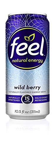 FEEL Natural Energy Drink Wild Berry (Pack of 12)