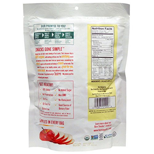 Best Frontier Natural Products, Organic Powdered Tomato, 16 Oz (453 G), Bare Fruit, Crunchy Apple Chips, Fuji Red, 3 Oz (85 G) thumbnail