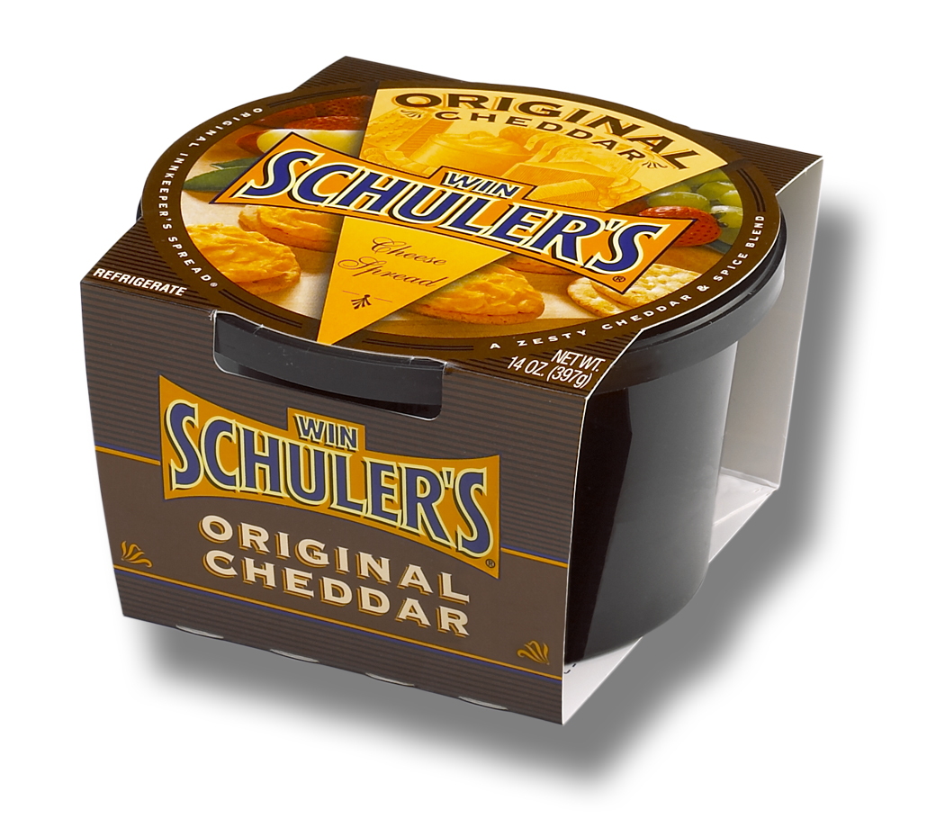 Diet info for Win Schuler's Original Cheddar Cheese Spread, 14 oz