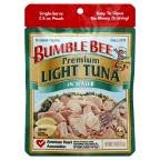 Bumble Bee Chunk Light Tuna in Water, 2.5-Ounce Pouches (Pack of 12)
