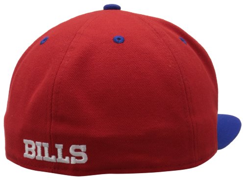 NFL Buffalo Bills Two Tone 59Fifty Fitted Cap, Red/Blue, 6 7/8