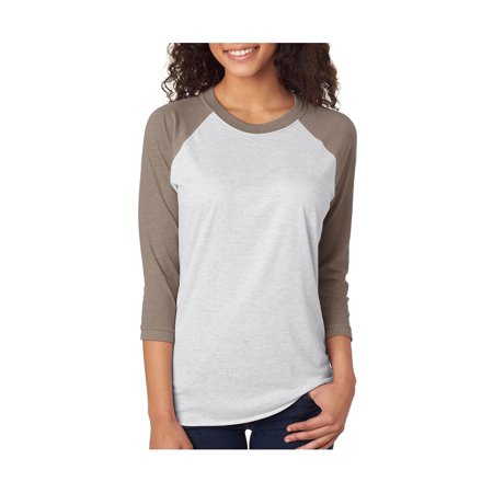 Next Level Active Apparel Unisex Tri-Blend 3/4-Sleeve Raglan - 6051
