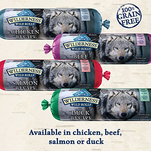 Wilderness Blue Buffalo Beef Roll Wet Dog Food, 2.25 Lb