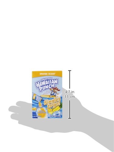 Hawaiian Punch Singles to Go Powder Sticks, Water Drink Mix, Orange Ocean, 96 Single Servings - ORIGINAL FLAVOR, 8 Count (Pack of 12) thumbnail