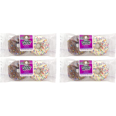 Cosmo’s Snack Shack Dog Treat Dough-Mutts 100% Human Grade All Natural Dog Treats  Sweet Potato  Carob and Yogurt Dog Cookies - Pack of 4