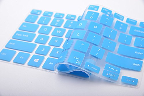 Leze Silicone Keyboard Cover Protector for Dell Inspiron 14-3000 3441 3442 3443 3451 3458 3446 3447 Inspiron 14-5000 5442 5445 5446 5447 5451 Inspiron thumbnail
