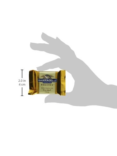 Ghirardelli Chocolate Squares, Milk Chocolate with Caramel Filling, 0.53-Ounce Squares (Pack of 430) thumbnail