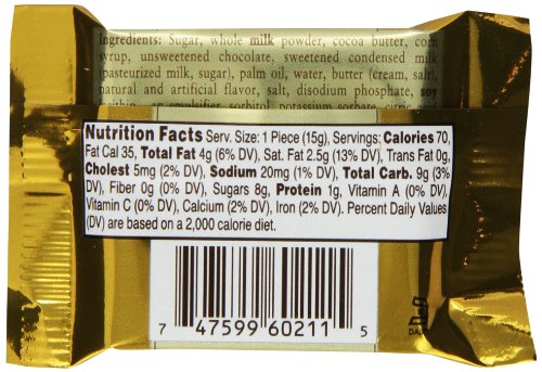 Ghirardelli Chocolate Squares, Milk Chocolate with Caramel Filling, 0.53-Ounce Squares (Pack of 430) thumbnail