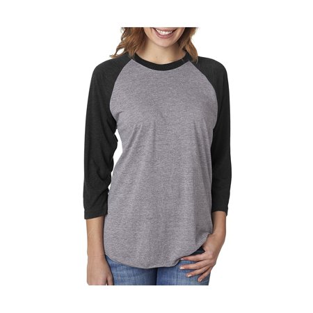 Next Level Active Apparel Unisex Tri-Blend 3/4-Sleeve Raglan - 6051