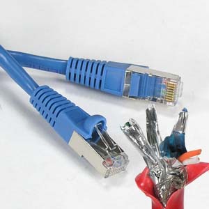 Installerparts 150 Ft Cat 6 Shielded (sstp) Patch Cable Molded Blue