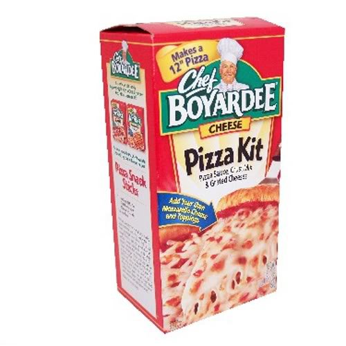 Chef Boyardee Pizza Kit, Cheese, 16.17 Oz (Pack of 6)