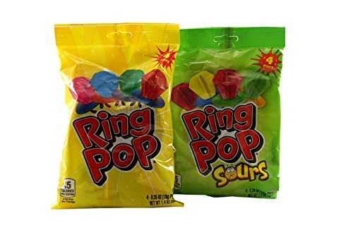 Ring Pop Gummie Hard Candy Variety Pack (Gummies, Mysteries, Chains, 5 Pack) thumbnail
