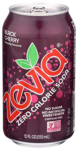 Zevia All Natural Soda, Black Cherry Zero, 12 Fl Oz (Pack of 6) thumbnail