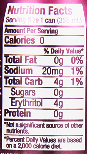 Zevia All Natural Soda, Black Cherry Zero, 12 Fl Oz (Pack of 6) thumbnail