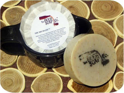 The Mechanic Beer Soap Made with Coors Light Lager by the Beer Soap Company Lagers