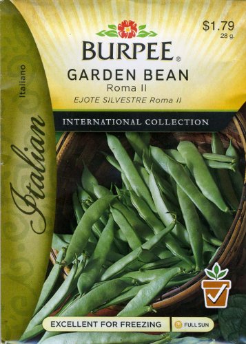 Burpee 69601 Italian - Bean, Bush Snap Roma II Seed Packet