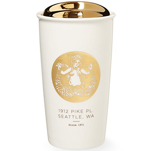 Starbucks Pike Place Double Wall Traveler Mug, Holiday Limited Edition, 12 Fl Oz