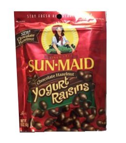 Yogurt Raisins, Chocolate Hazelnut