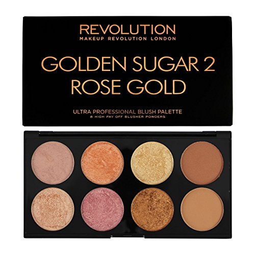 Makeup Revolution Gold En Sugar II (Palette Gold En Sugar 2 Rose Gold) 13 G thumbnail