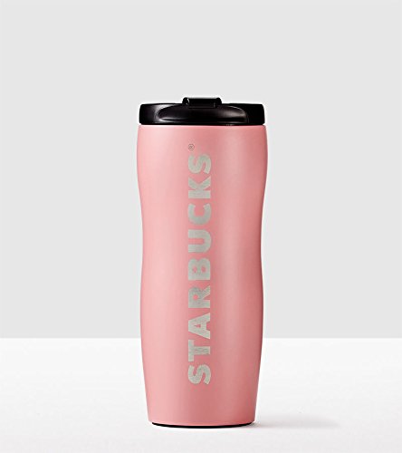 Starbucks Shaped Stainless Steel Logo Tumbler Matte Pink Lucy Curvy 12 Oz