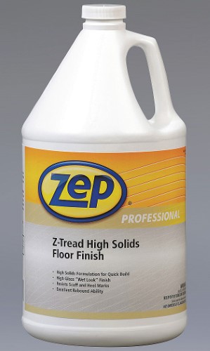 Zep Professional Z-Tread High Solids Floor Finish, 128 Oz