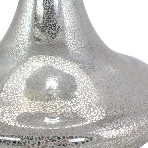 Aspire Kaylin Glass Table Lamp, Silver
