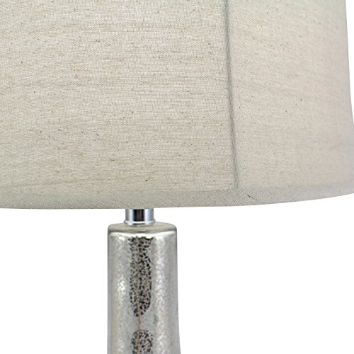 Aspire Kaylin Glass Table Lamp, Silver thumbnail