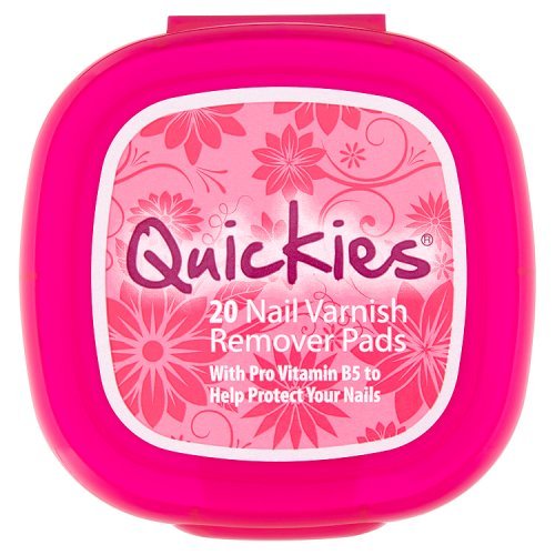 Quickies Standard Nail Varnish Remover Pads Pack 20. Huge Saving