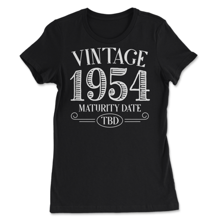 Born in Year 1954 Vintage Shirt - Maturity TBD
