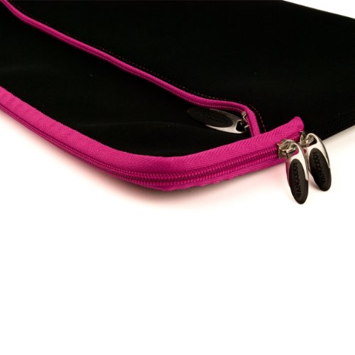 Acer Aspire 15.6 Inch Laptop Carrying Case for Acer Aspire AS5734Z-4725 AS5532-5509 Acer EX5635-6897 (Black-Pink) + SumacLife TM Wisdom Courage Wristb thumbnail