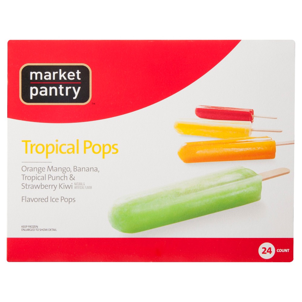 Tropical Frozen Popsicle - 24ct - Market Pantry Image