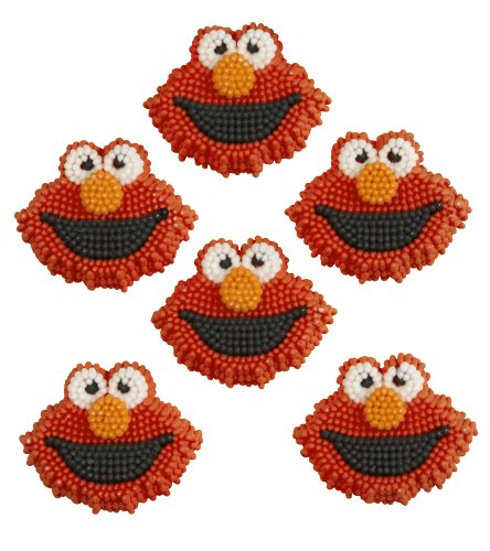 Wilton 710-3460 Elmo Icing Decorations