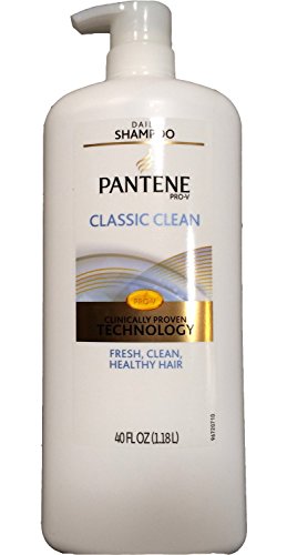 Pantene Pro-v Classic Shampoo, 40 Fl Oz-1.18 L, 2 Pack