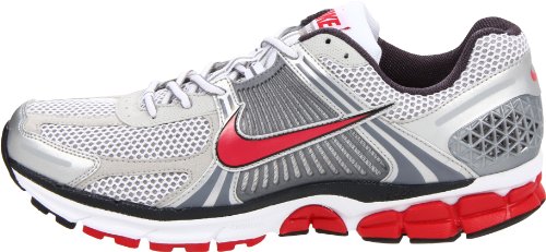 Nike Mens Running Shoes ZOOM VOMERO+ 5 White/Sport Red/Grey/Anthracite SZ 12.5 thumbnail