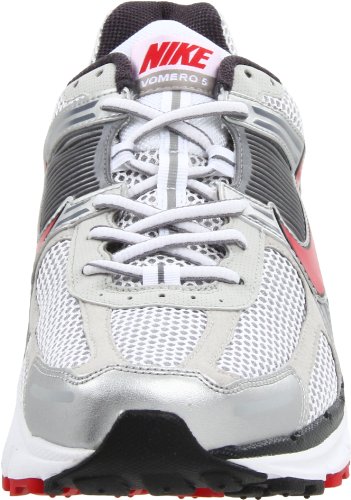 Nike Mens Running Shoes ZOOM VOMERO+ 5 White/Sport Red/Grey/Anthracite SZ 12.5 thumbnail