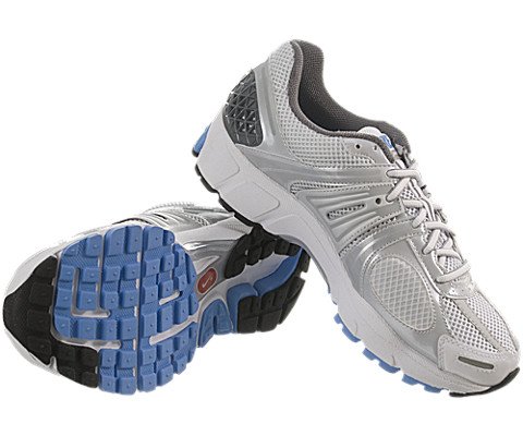 Nike Women's Zoom Vomero+ 5 - White / University Blue-Metallic Pltnm, 8 B US thumbnail