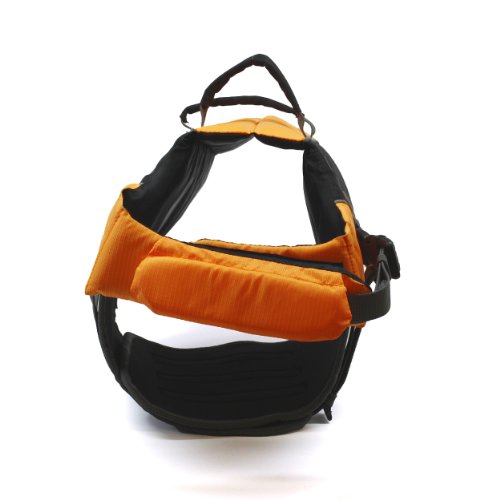 Kyjen 2518 Dog Life Jacket Quick Release Easy-Fit Adjustable Dog Life Preserver, Large, Orange thumbnail