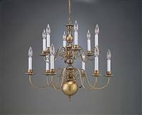 Flemish Pendant Fixture 2312 Ab