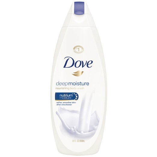Dove Body Wash for Dry Skin Deep Moisture Sulfate Free Bodywash 22 Oz 4 Count