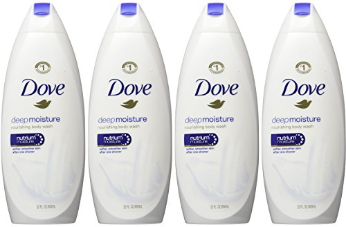 Dove Body Wash for Dry Skin Deep Moisture Sulfate Free Bodywash 22 Oz 4 Count thumbnail